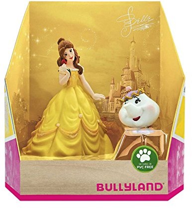 Bullyland Zestaw 13436 figurka do gry, Walt Disney Belle i Madame pottine, kolorowy