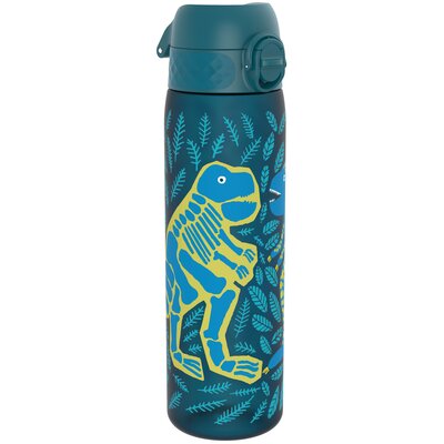 Butelka bidon na wodę dla dzieci ION8 I8RF500PTDINO 500 ml Turkusowa dinozaury dino szkielet