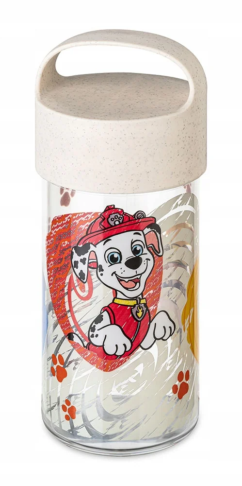 BUTELKA NA WODĘ PLASTIKOWA DLA DZIECI PSI PATROL MARSHALL RUBBLE CHASE 0,5l