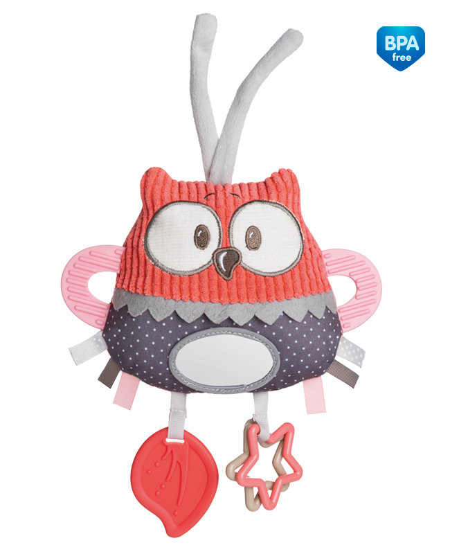 Canpol babies Canpol Pluszowa zabawka do wózka/łóżeczka Pastel Friends Koral