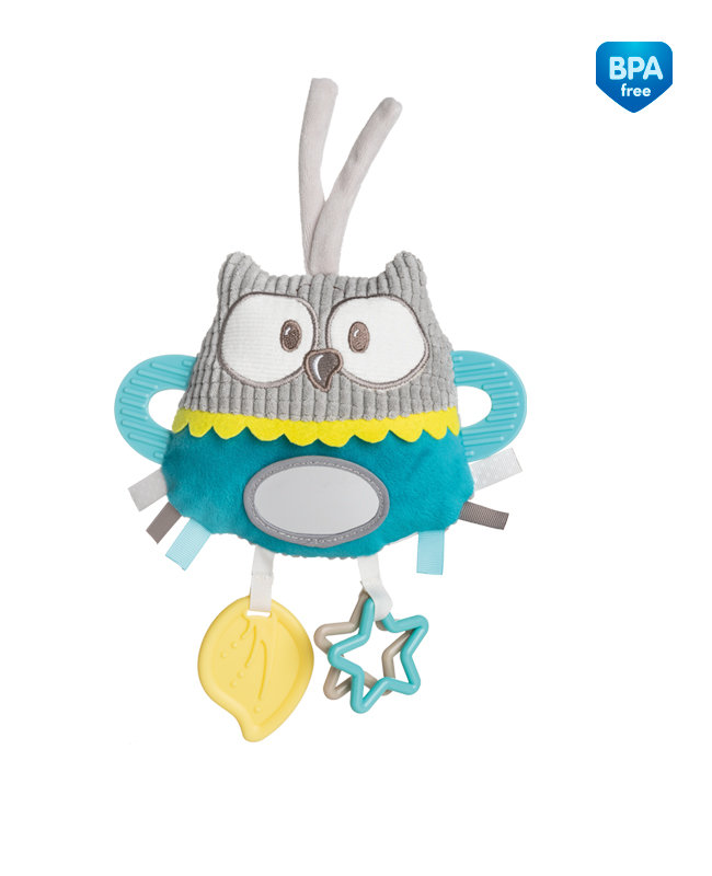 Canpol babies Canpol Pluszowa zabawka do wózka/łóżeczka Pastel Friends Turkus