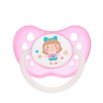 Canpol babies Smoczek silikonowy anatomiczny 0-6m Toys różowy