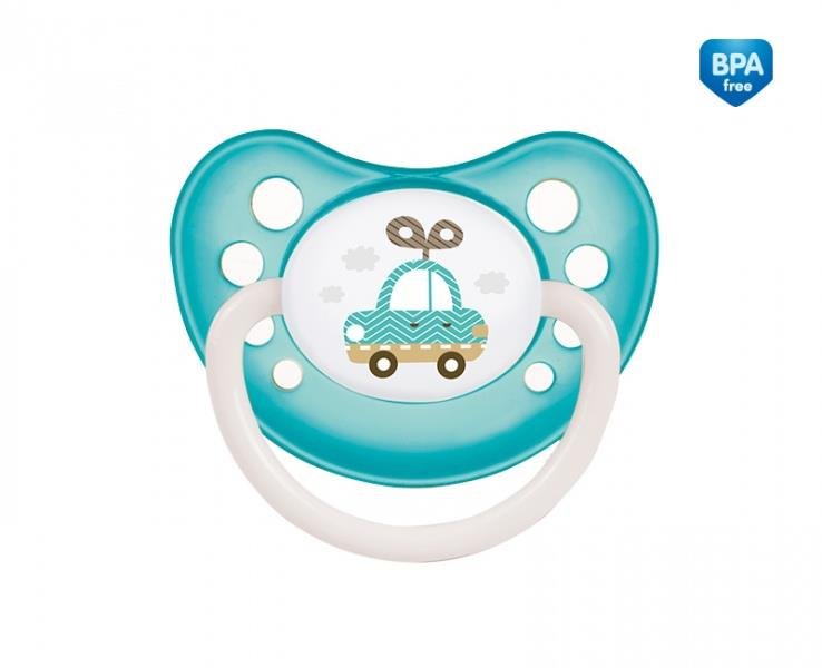 Canpol babies Smoczek silikonowy anatomiczny 18m+ Toys zielony