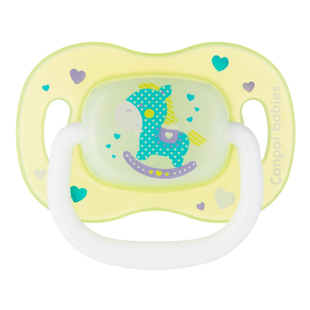 canpol Babies Smoczek uspokajający silikonowy 18+m-cy symetryczny Toys