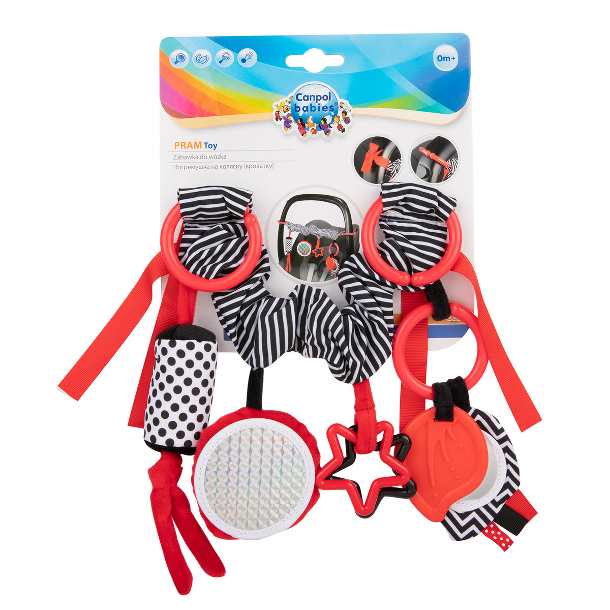 Canpol babies Zawieszka do wózka/fotelika 5O37L8 5O37L8 SAM One size