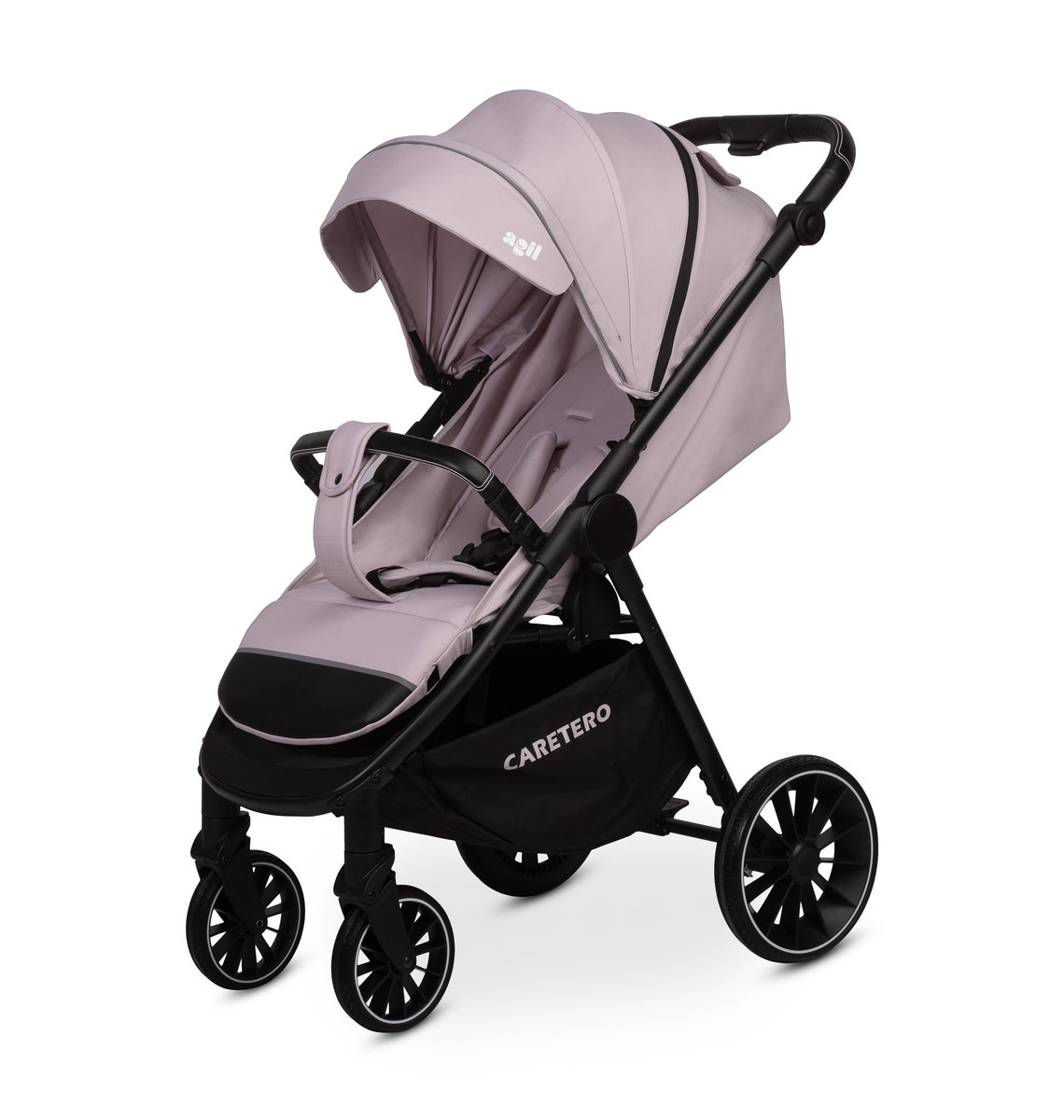 Caretero, wózek spacerowy agil smoky