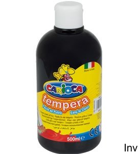 Carioca Farba tempera czarna 500ml