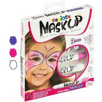 Carioca Kredki do twarzy MaskUP Princess 3 kolory
