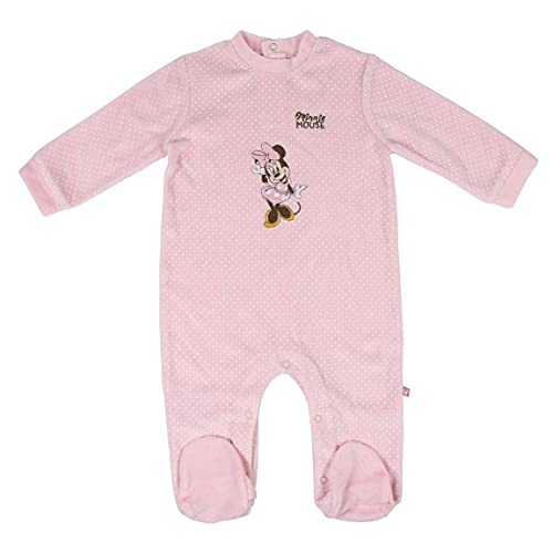 CERDÁ LIFE'S LITTLE MOMENTS Dziewczęca odzież zimowa, 220006150_T12M-C70, Minnies, oficjalna licencja Disney, różowa, 12 miesięcy