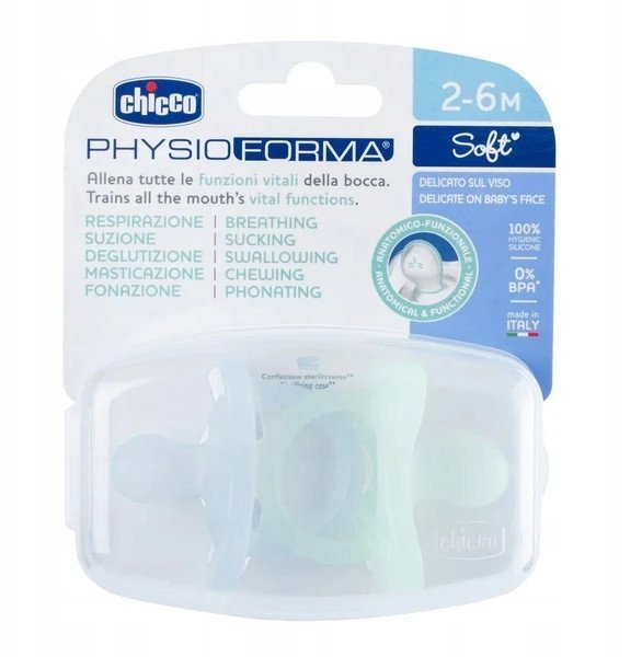 CHICCO-7308821-SMOCZEK PF BLUE 2-6M 2SZT