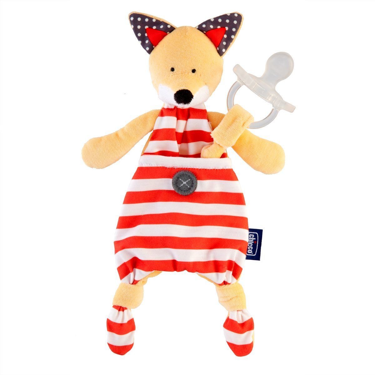 CHICCO Chicco Pocket Friend 0m+-pomarańczowy lis Maskotka do smoczka dla dzieci 0m+ CC 00008013100000