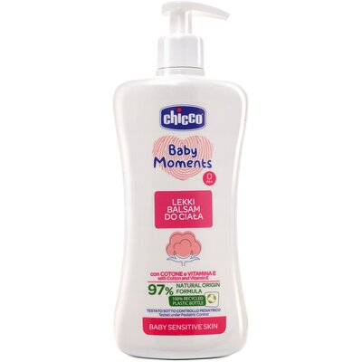 Chicco LEKKI BALSAM DO CIAŁA 500 ML 0 M+ Baby Moments TOW018711