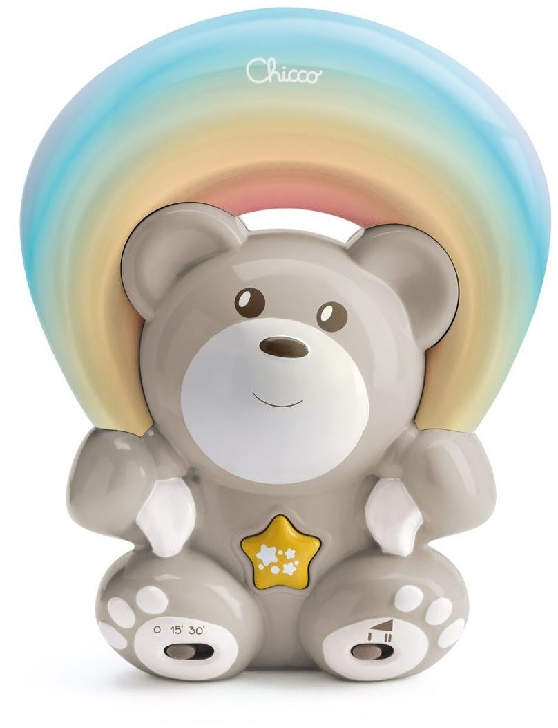 Chicco Miś z projektorem tęczy Rainbow Sky, Chicco Beżowy |   NN-ACH-EUPI-011