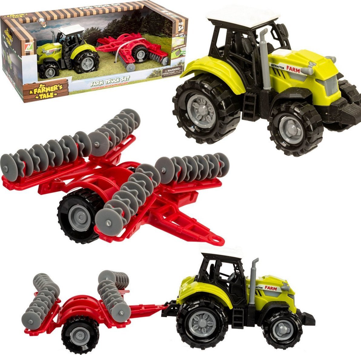 Ciągnik Traktor MASZYNA ROLNICZA Przyczepa