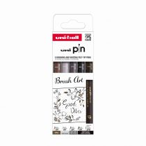 Cienkopis kreślarski PIN 200 Brush Art różne kolory i końcówki 5 szt.
