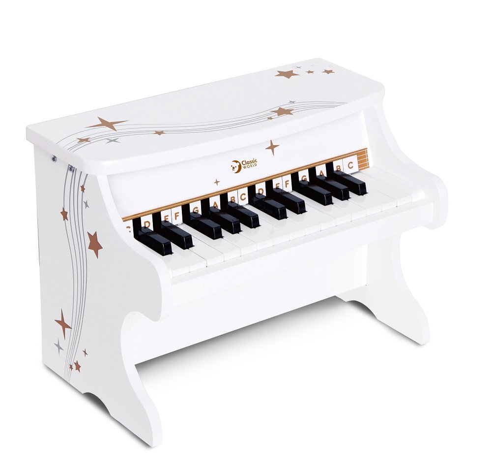 Classic World Pianino Białe CW40536
