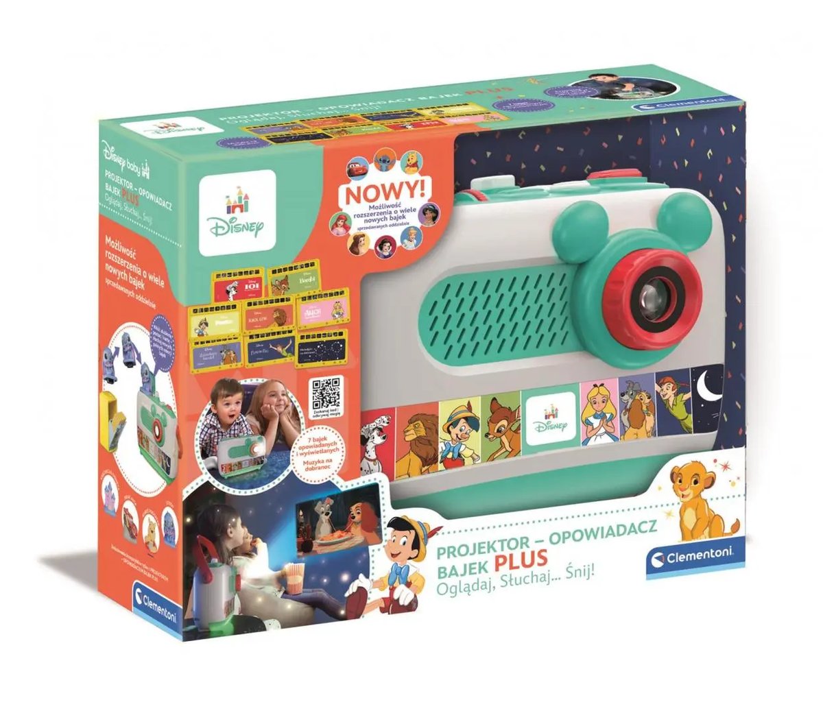CLE BABY projektor-opowiadacz bajek Plus 50455
