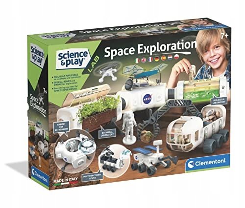 Clementoni 19312 Science & Play-NASA Space Exploration Kosmos Laboratorium