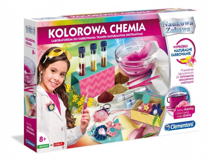 Clementoni Naukowa zabawa Kolorowa chemia