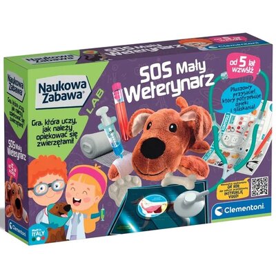Clementoni Naukowa zabawa SOS Mały weterynarz 50712