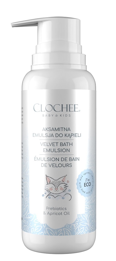Clochee Clochee Baby Aksamitna emulsja do kąpieli 200 ml clo-081