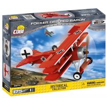 COBI COBI 2974 MA Fokker Dr.1 Red Baron - niemiecki samolot myśliwski p6