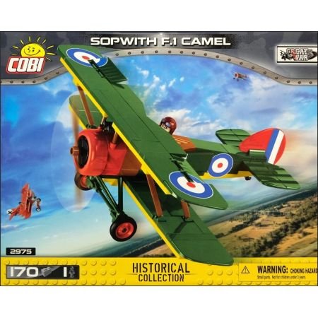 COBI COBI 2975 SMALL ARMY Sopwith F.1 Camel - brytyjski samolot myśliwski p6