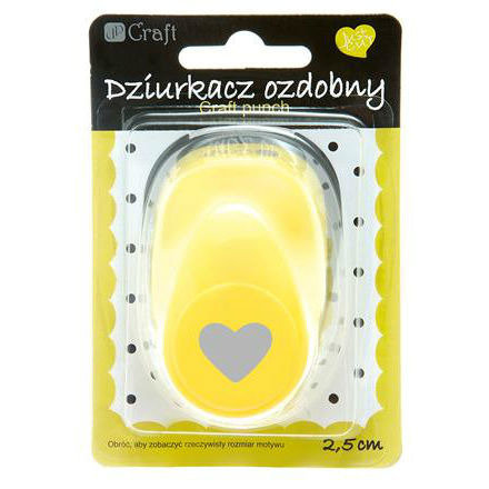 Craft DP Dziurkacz ozdobny 2,5 cm Serce