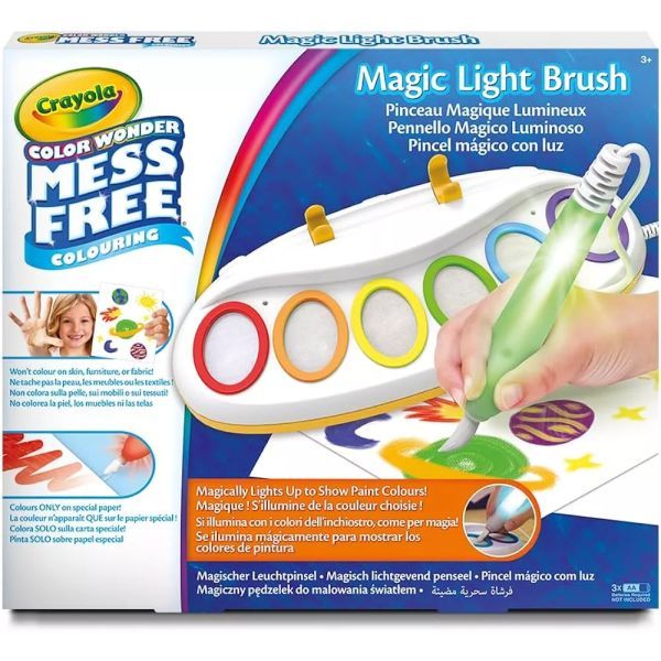 Crayola: Color Wonder Zestaw do malowania z magicznym pędzlem świecącym