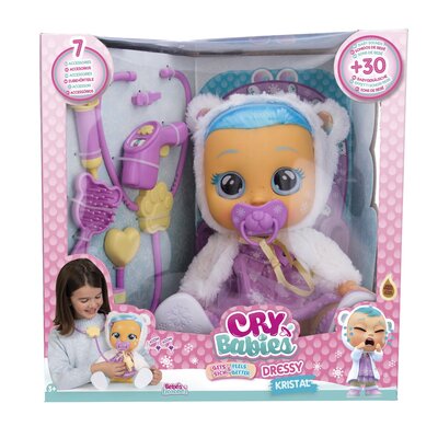 Cry Babies Kristal Gets Sick&Feels Better Lalka Tm Toys