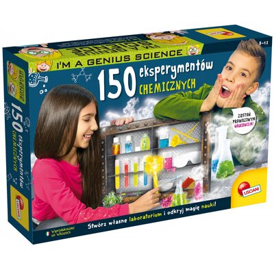 DANTE LEGLER LOGORAJD Zestaw naukowy I'M A Genius 150 eksperymentów chem