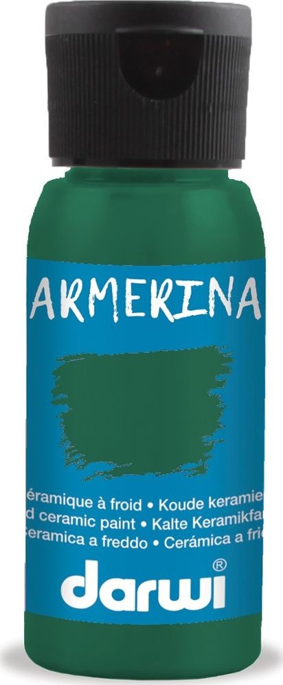 DARWI DARWI Farba do Ceramiki 50 ml Ciemno Zielona DA0380050626