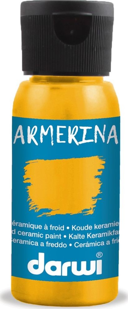 DARWI Farba do Ceramiki 50 ml Ciemno Żółta DA0380050720