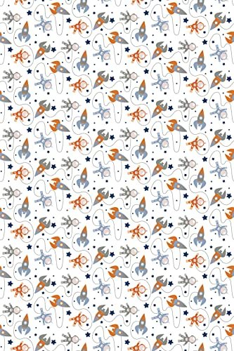 Décopatch FDA864C - 20 arkuszy papieru ozdobnego do decoupage, do zdobienia mebli i przedmiotów 30x40 cm - Astronauta