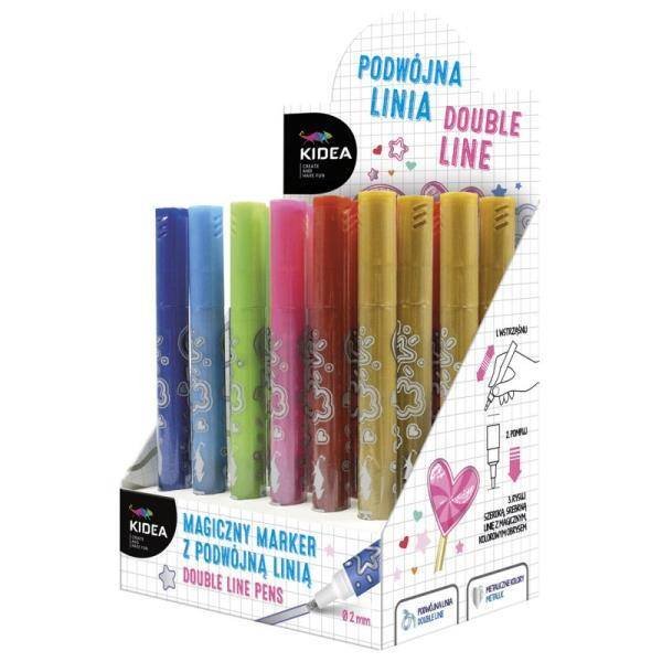 Derform Magiczny marker z podwójną linią