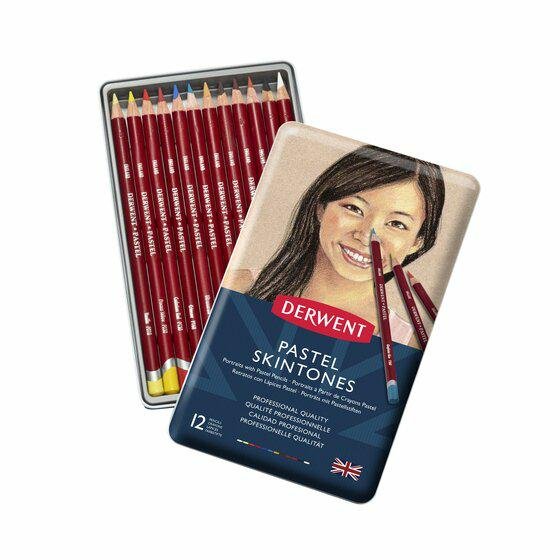Derwent derwent Pastel trzpienie Skin Tones kreślarski 12 szt. odcienie skóry 2300563