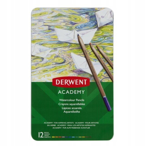 Derwent KREDKI AKWARELOWE 12 SZT ACADEMY 2301941 2301941