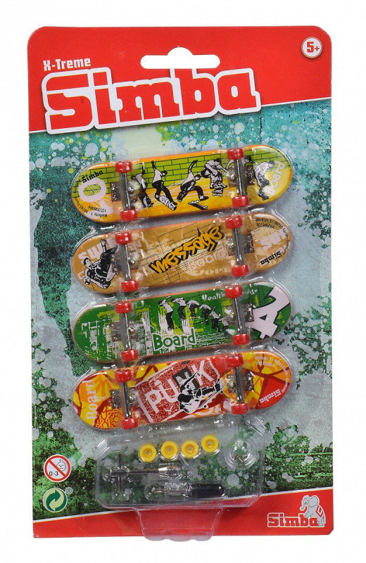 Dickie Toys, WOT Zestaw mini deskorolek 4 sztuki