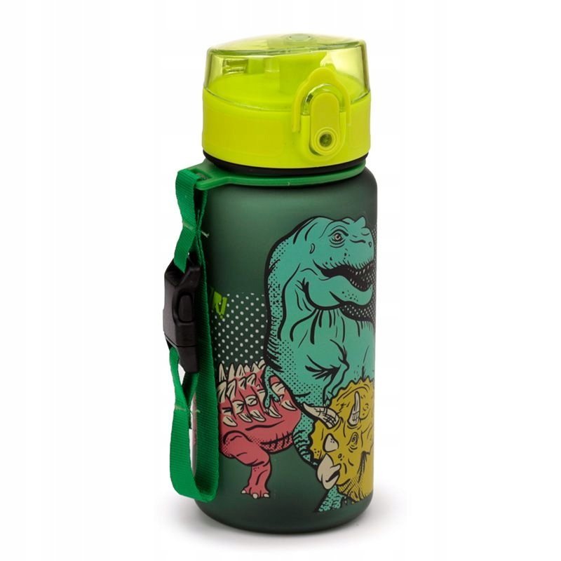 DINOZAURY bidon niekapek, butelka BPA free 350ml FANTASTYCZNA