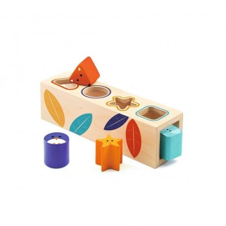 Djeco KSZTAŁTY I KOLORY drewniany sorter DJ06202