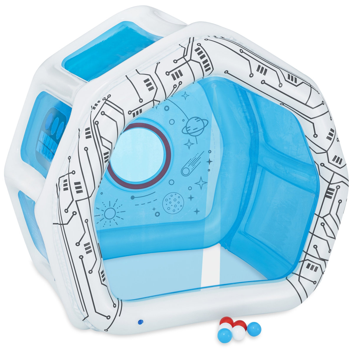 Dmuchany plac zabaw dla dzieci stacja kosmiczna Bestway
