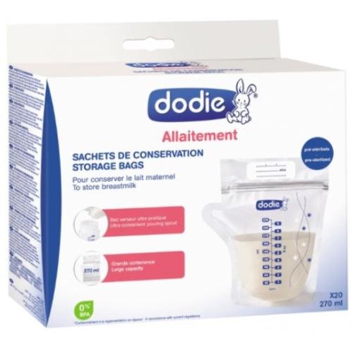Dodie Woreczki do przechowywania mleka matki, 20szt.