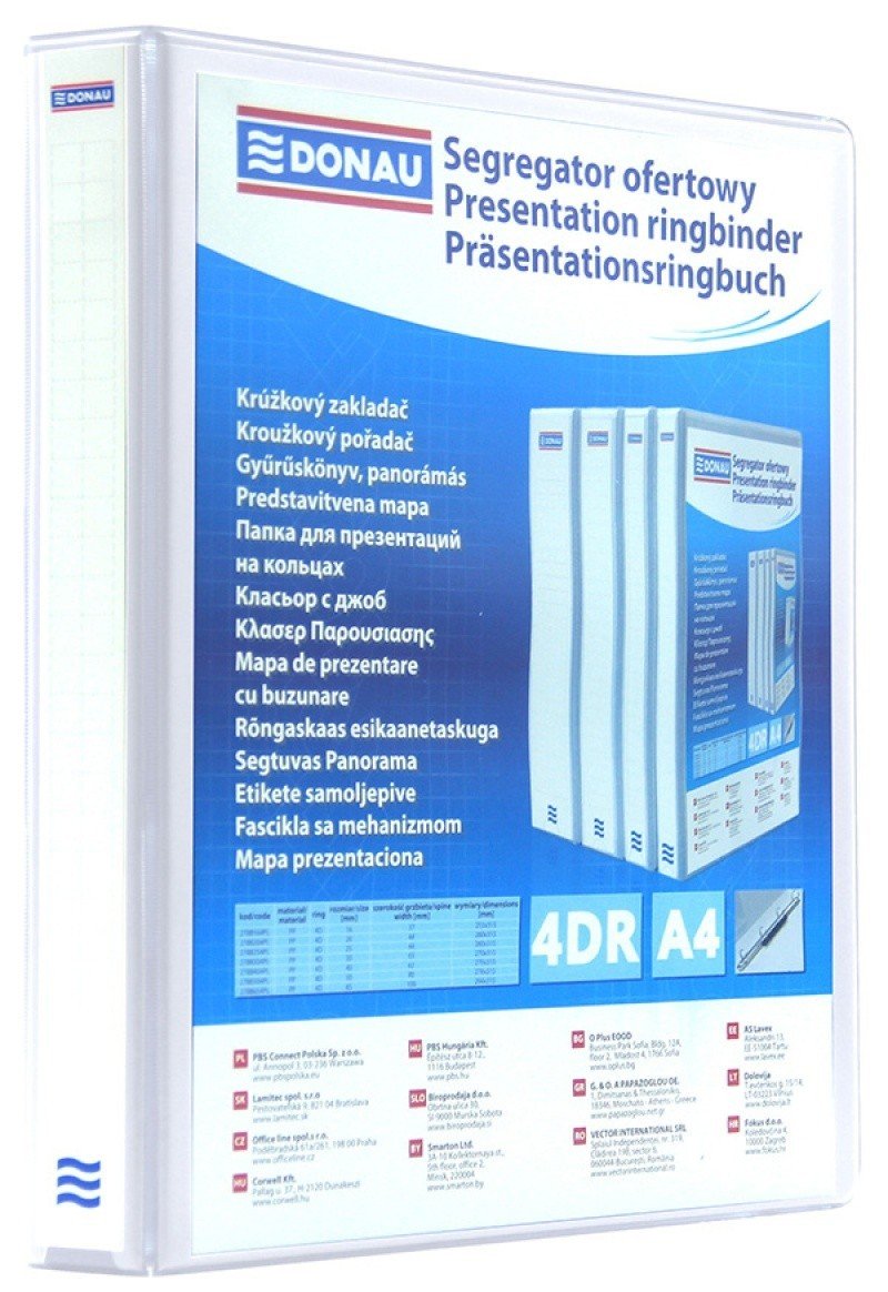 Donau Segregator ofertowy PP A4/4RD/30 biały
