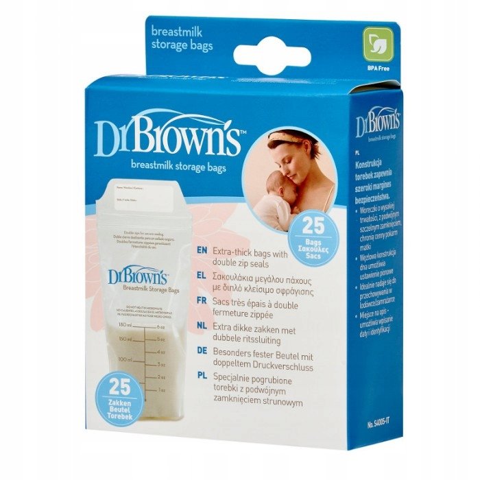 Dr Brown's Woreczki do przechowywania pokarmu