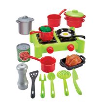 Ecoiffier ECCOIFFIER Kuchenka z zestawem obiadowym 100% Chef 2649