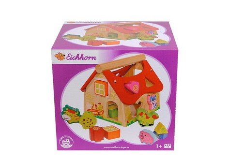 Eichhorn Drewniany domek kształtów 2098