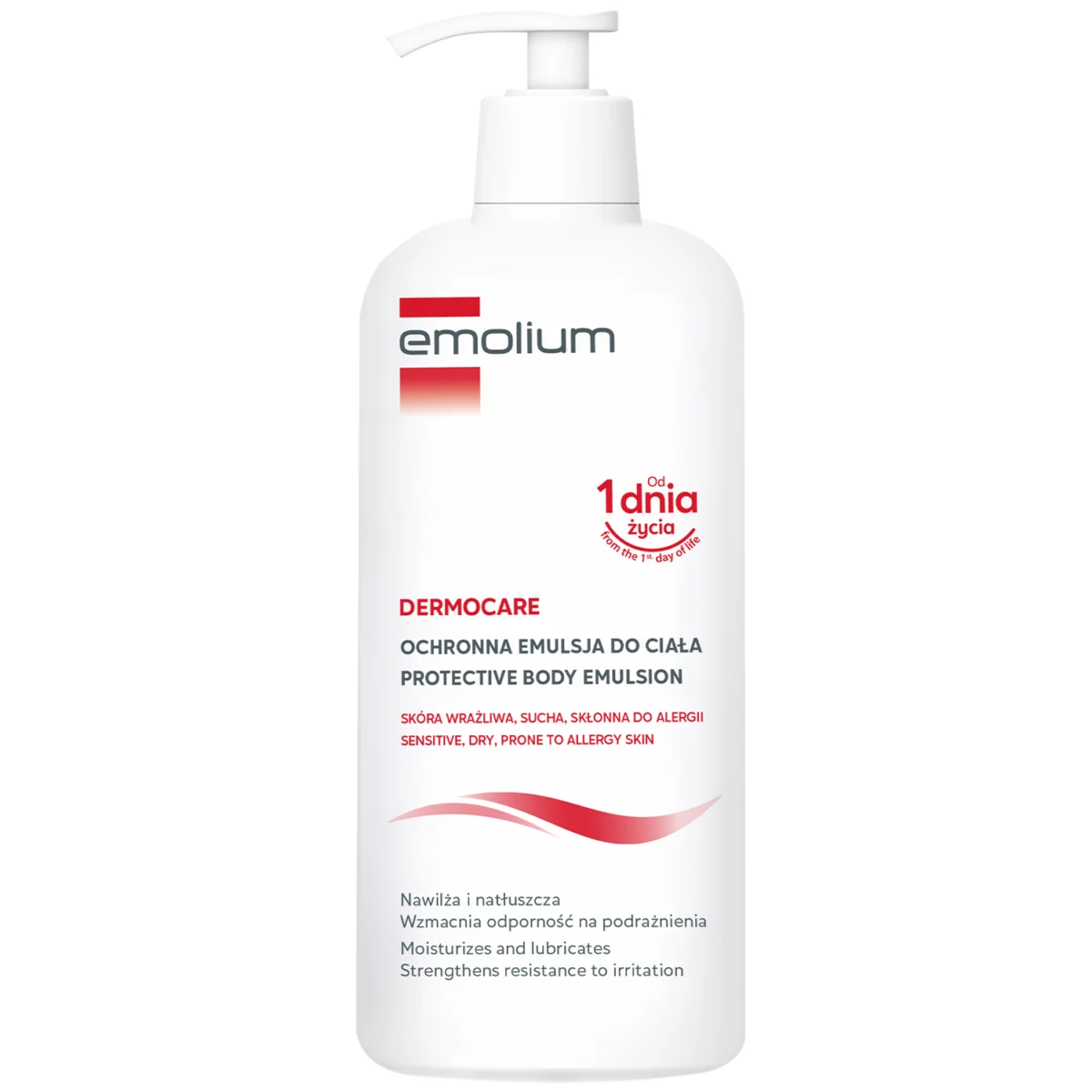 Emolium Dermocare, emulsja do ciała od 1 dnia życia, 400 ml