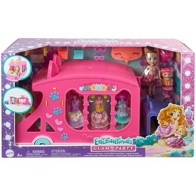 Enchantimals Mobilne studio mody Zestaw + lalka Kotek HPB34