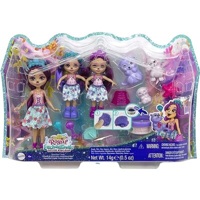 Enchantimals Rodzina Ottavia Otter Wydry Zestaw Lalki + zwierzątka HCF96 HCF96