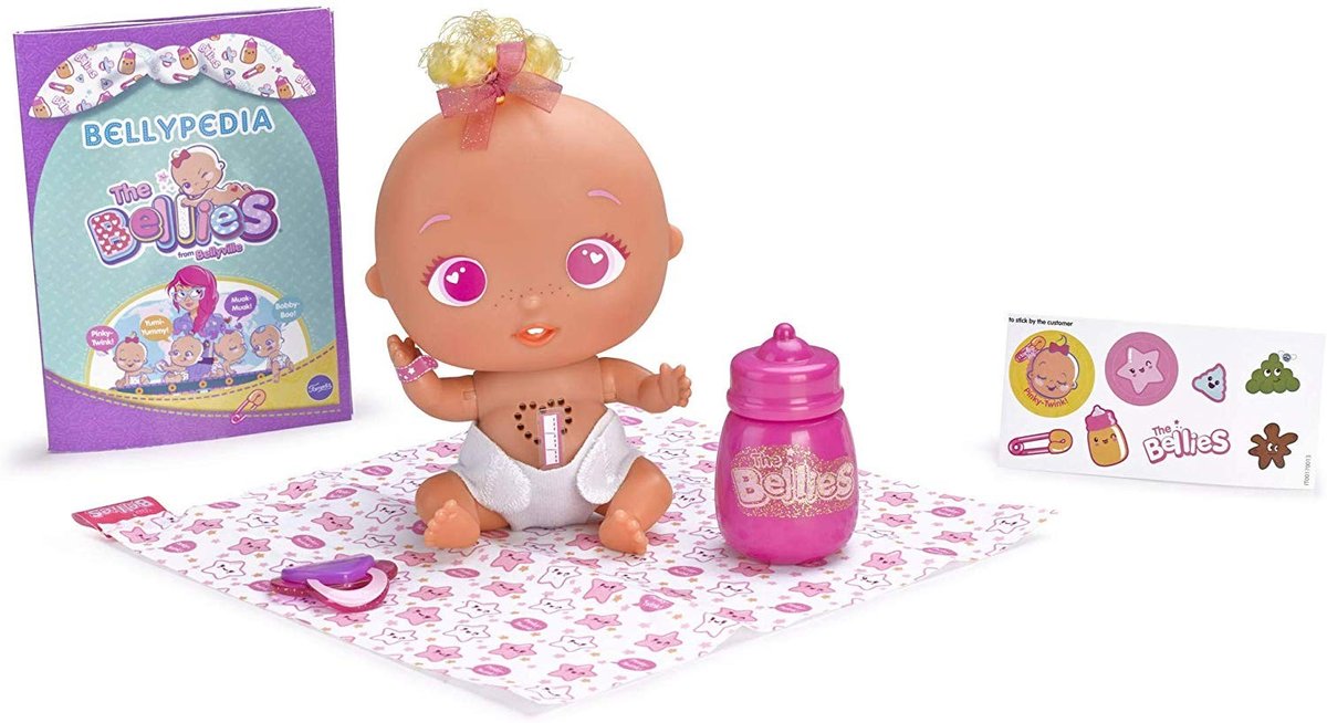 Epee Bellies Rozkoszne Brzuszki Interaktywna Lalka Pinky Twink 03479